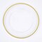 10 Clear 13 in Round Heavy Duty Plastic CHARGER PLATES